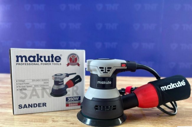 Máy chà nhám rung tròn Makute OS005 có chỉnh tốc